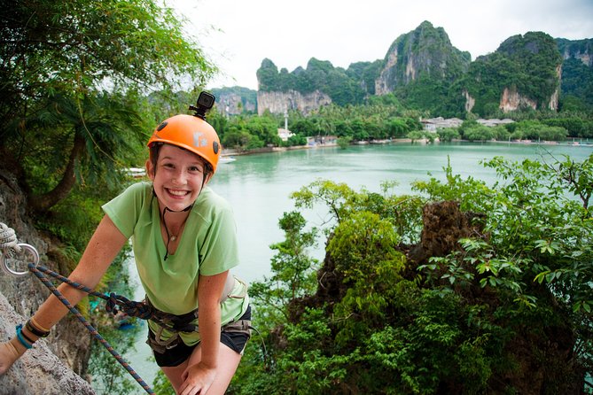 Intermediate-Advanced Half Day Private Rock Climbing Trip at Railay Beach