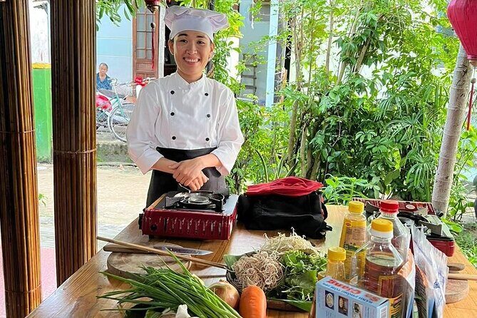 Hoi an Eco Cooking Class(Local Market, Basket Boat Ride,Crab Fishing & Cooking) - Enjoying a Delicious Meal
