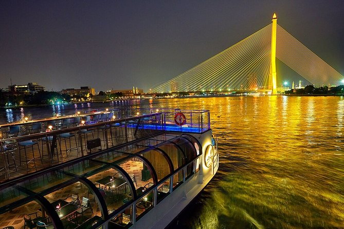 Bangkok: Saffron Luxury Dinner Cruise on the River of Kings - Menu and Dietary Options