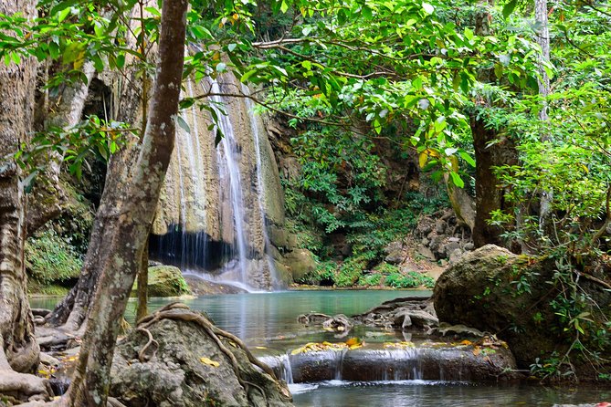 Erawan Waterfall and Bridge Over the River Kwai - A Guided Tour Experience